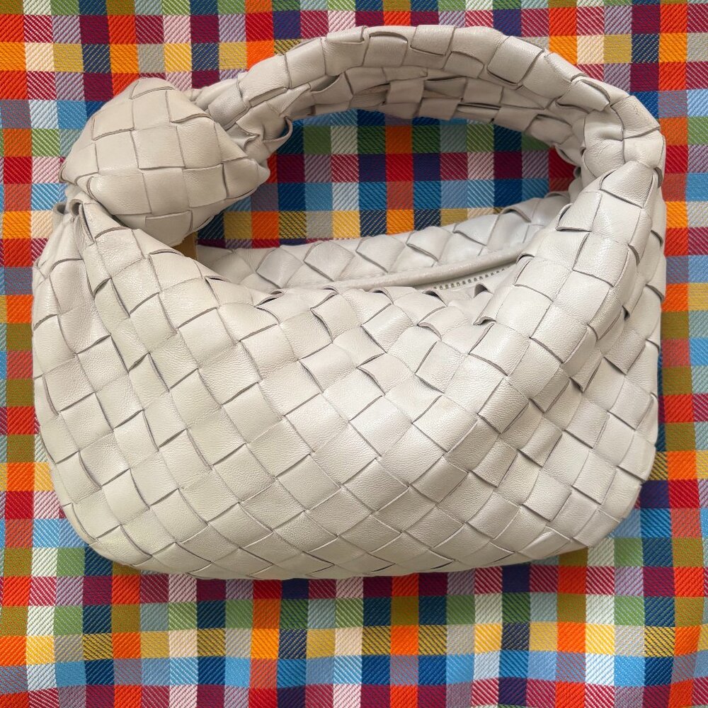 Soft White Woven Jodie Bag